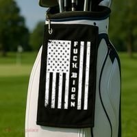 F--ck Biden American Flag Golf Towel thumb 2