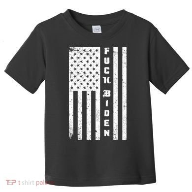 F--ck Biden American Flag Toddler T-Shirt