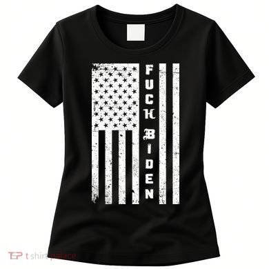F--ck Biden American Flag Women's T-Shirt