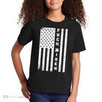F--ck Biden American Flag Kids T-Shirt thumb 2