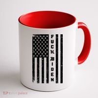 F--ck Biden American Flag Coffee Mug thumb 1