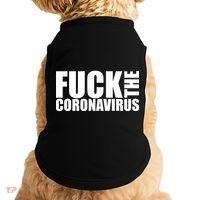 F--K The Coronavirus Doggie Tank thumb 0