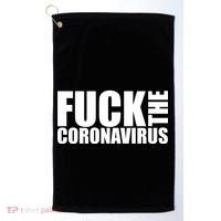 F--K The Coronavirus Golf Towel thumb 0