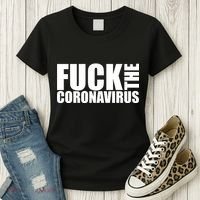 F--K The Coronavirus Women's T-Shirt thumb 3