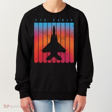 F-15 Eagle Jet Fighter Retro Women's Sweatshirt