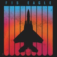F-15 Eagle Jet Fighter Retro Women's Sweatshirt thumb 2