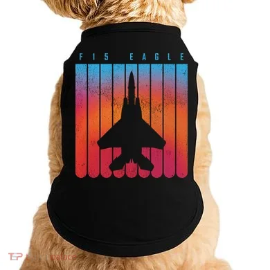 F-15 Eagle Jet Fighter Retro Doggie Tank