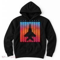 F-15 Eagle Jet Fighter Retro Hoodie thumb 0