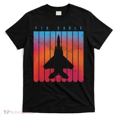 F-15 Eagle Jet Fighter Retro T-Shirt