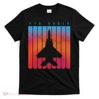 F-15 Eagle Jet Fighter Retro T-Shirt thumb 0