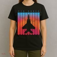 F-15 Eagle Jet Fighter Retro T-Shirt thumb 4