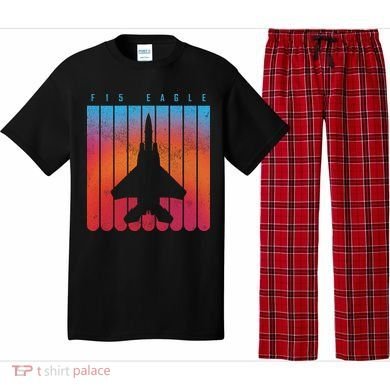 F-15 Eagle Jet Fighter Retro Pajama Set