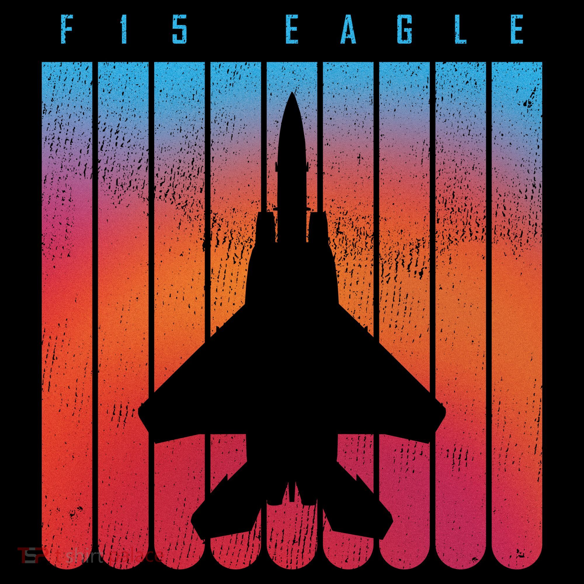 F-15 Eagle Jet Fighter Retro Mousepad
