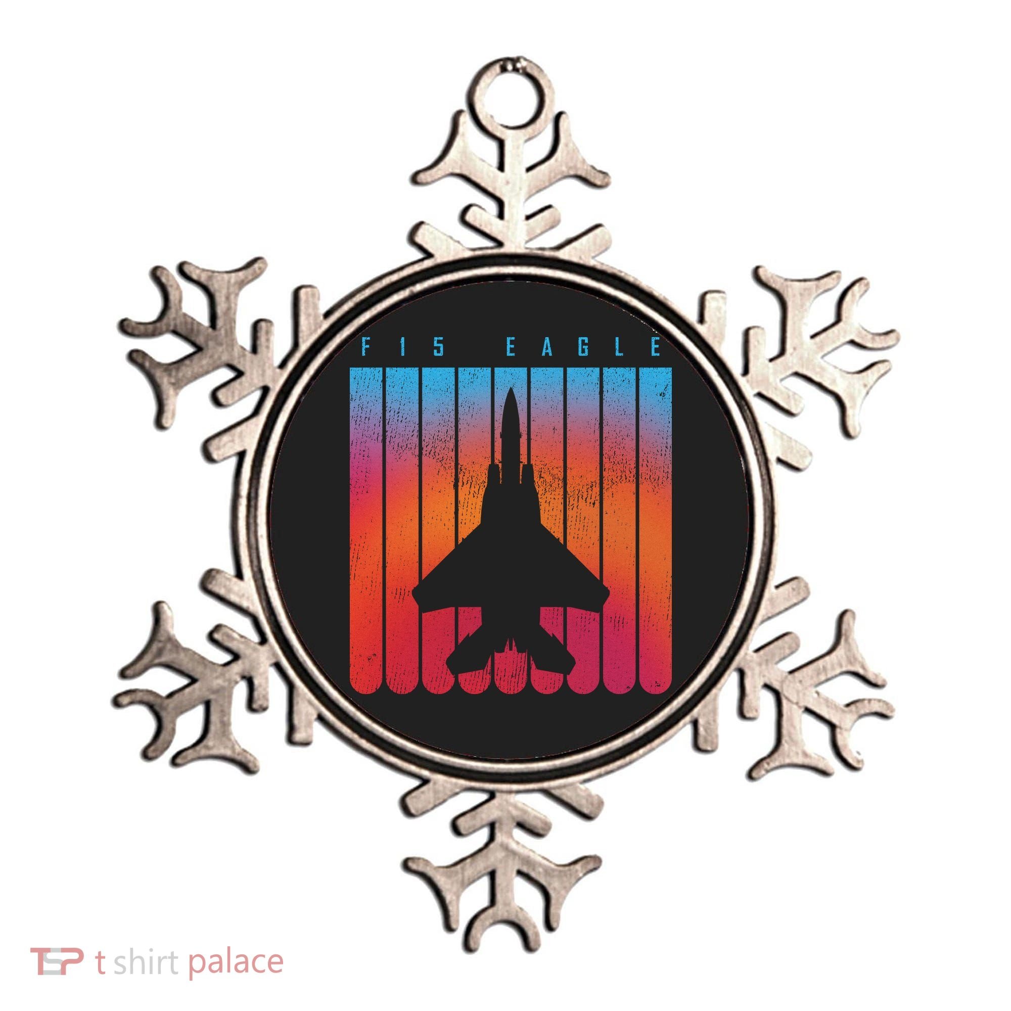 F-15 Eagle Jet Fighter Retro Ornament