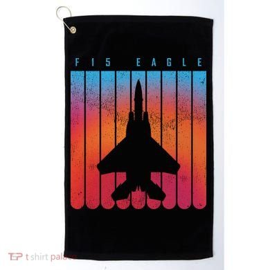 F-15 Eagle Jet Fighter Retro Golf Towel