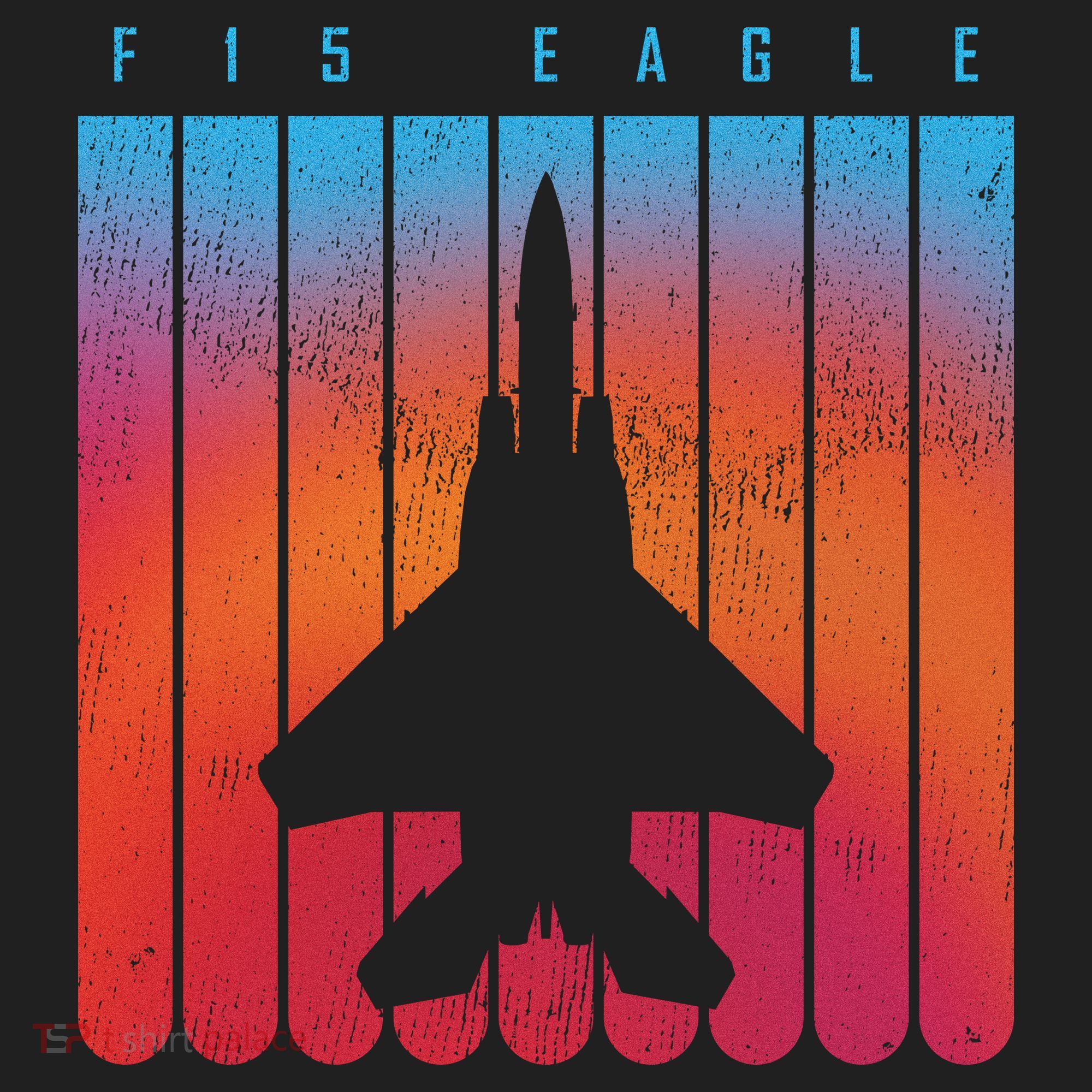 F-15 Eagle Jet Fighter Retro Golf Towel