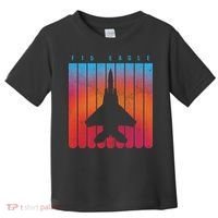 F-15 Eagle Jet Fighter Retro Toddler T-Shirt thumb 0