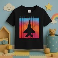 F-15 Eagle Jet Fighter Retro Toddler T-Shirt thumb 3