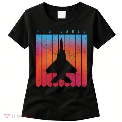 F-15 Eagle Jet Fighter Retro Women's T-Shirt