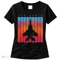 F-15 Eagle Jet Fighter Retro Women's T-Shirt thumb 0