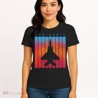 F-15 Eagle Jet Fighter Retro Women's T-Shirt thumb 4