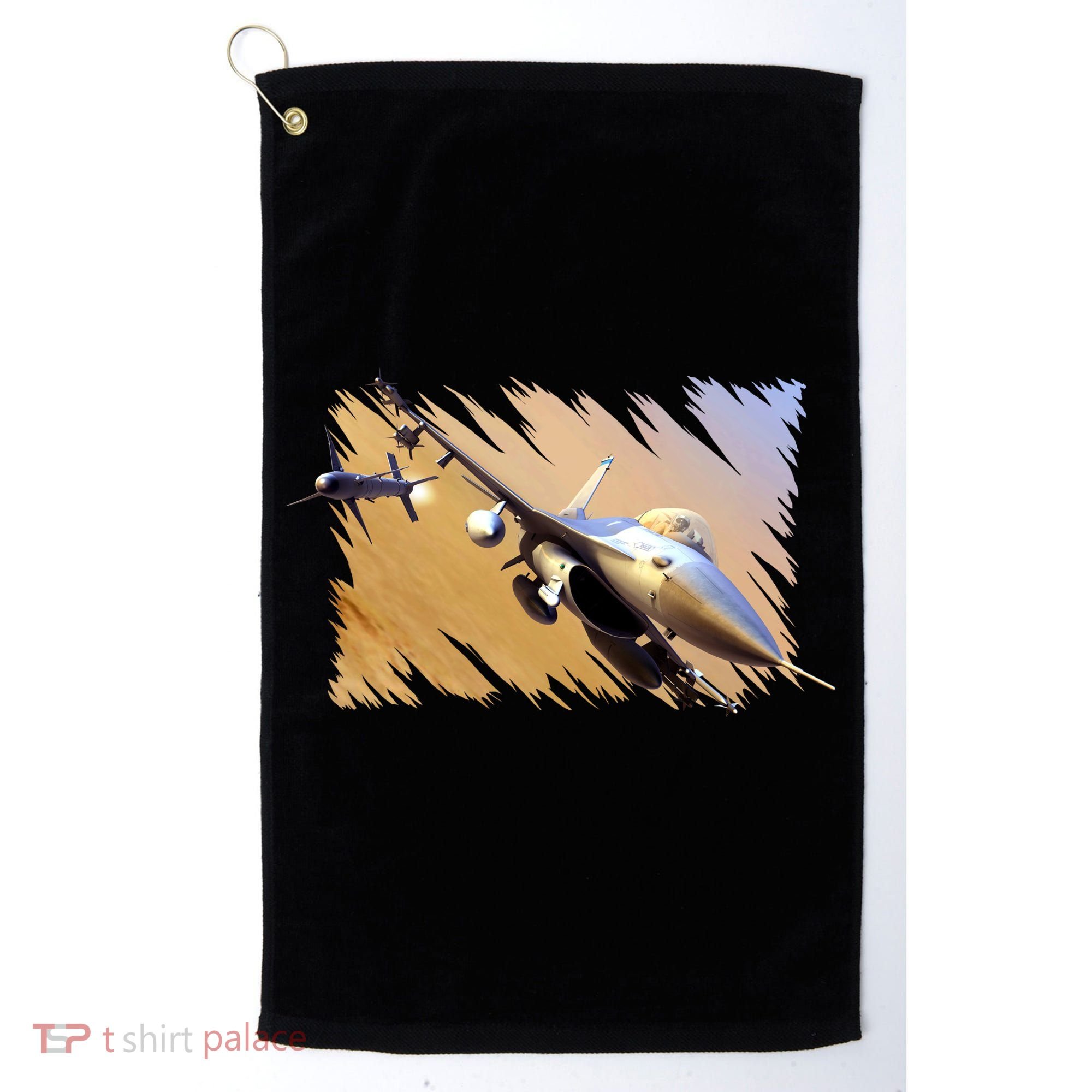 F-16 Fighter Jet Golf Towel