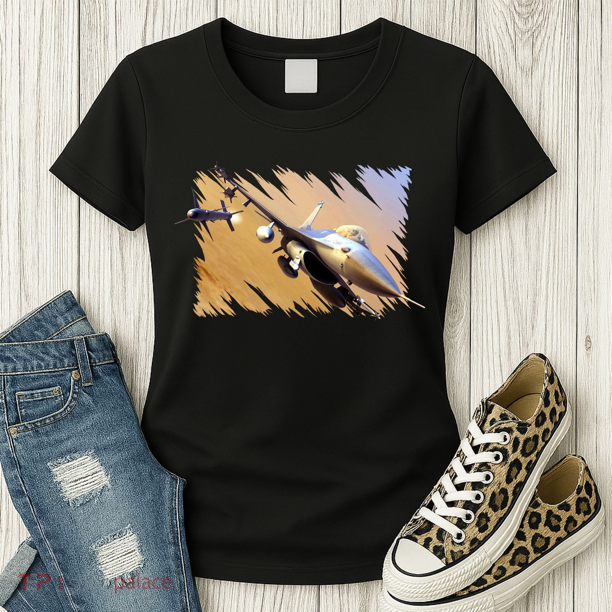 F-16 Fighter Jet Women's T-Shirt