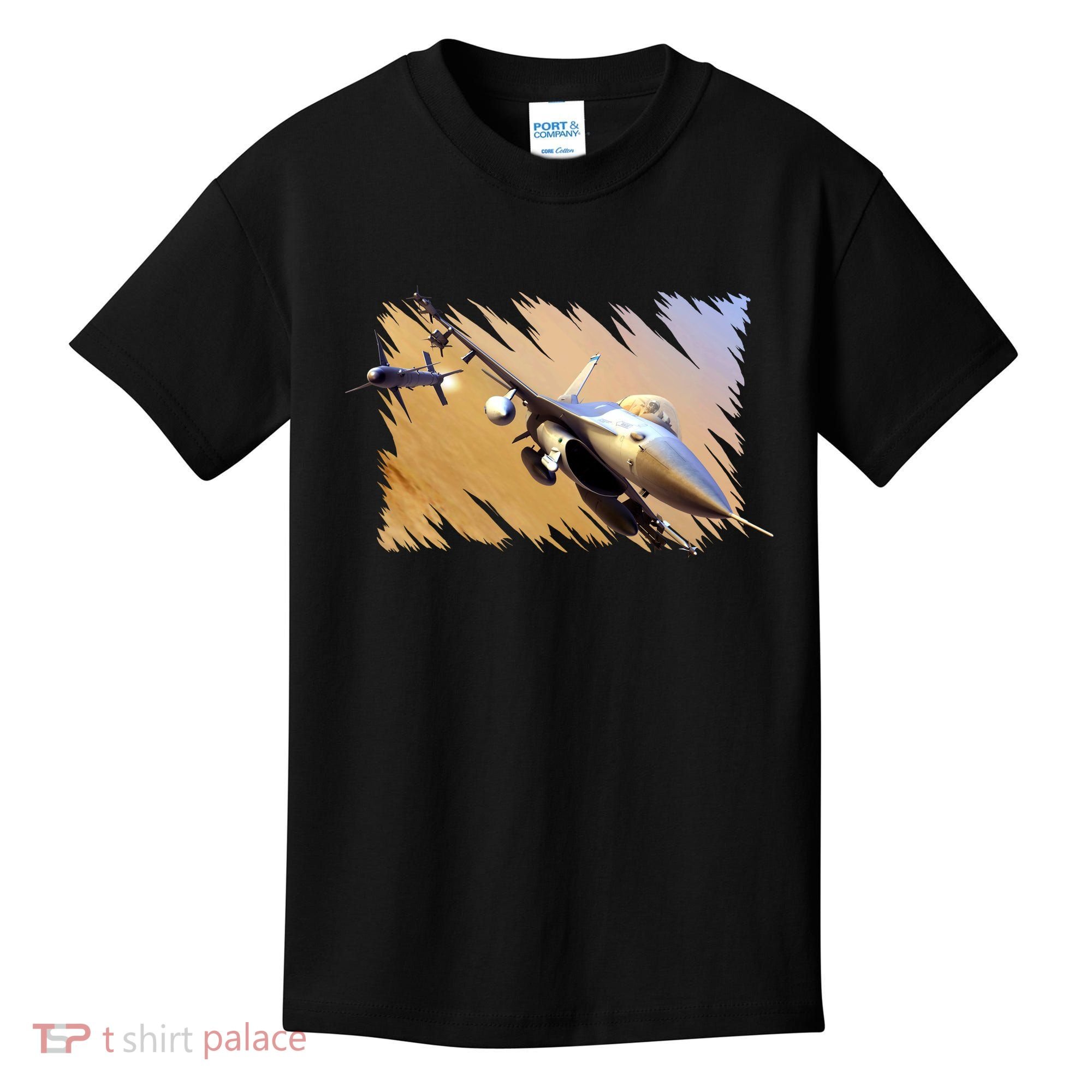 F-16 Fighter Jet Kids T-Shirt