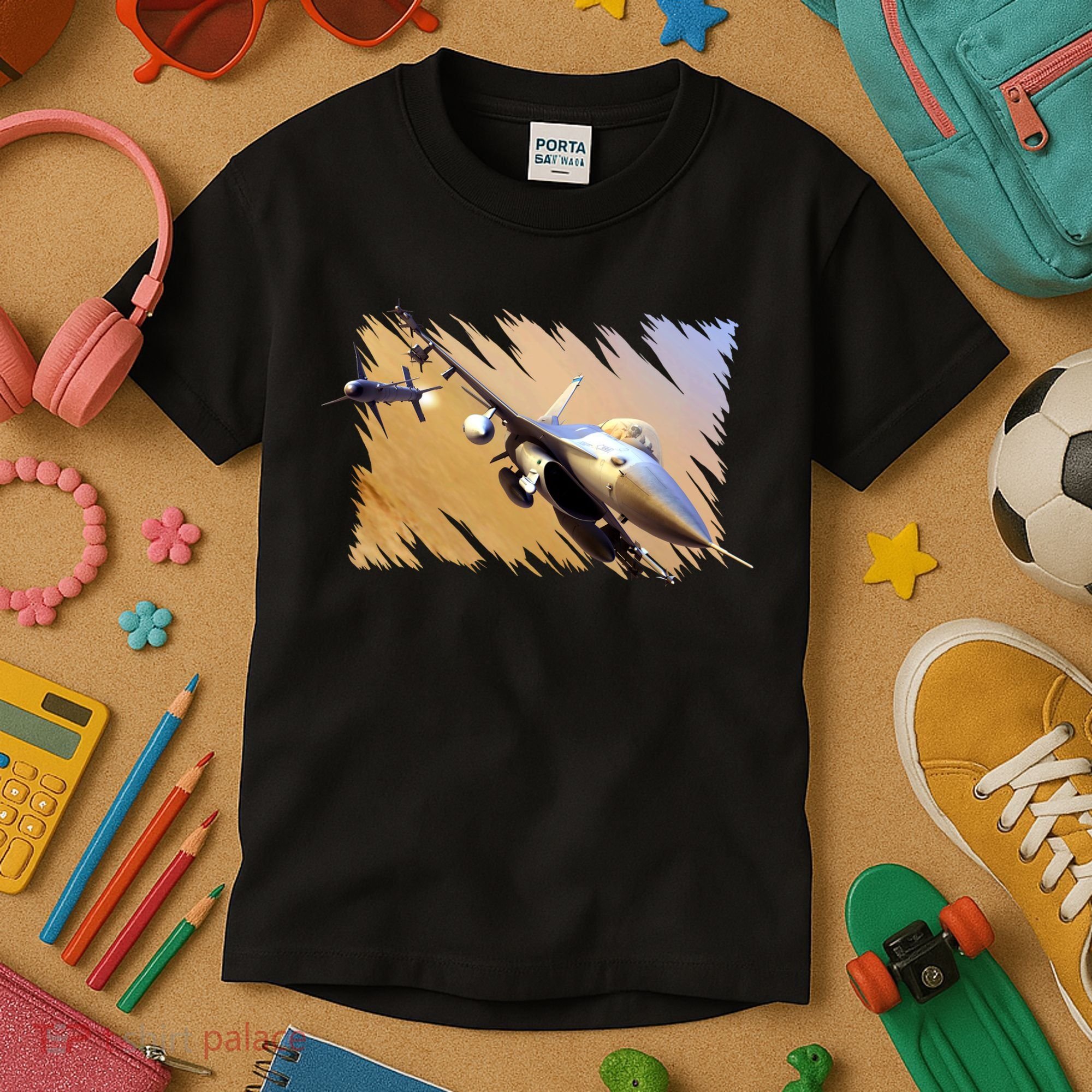 F-16 Fighter Jet Kids T-Shirt