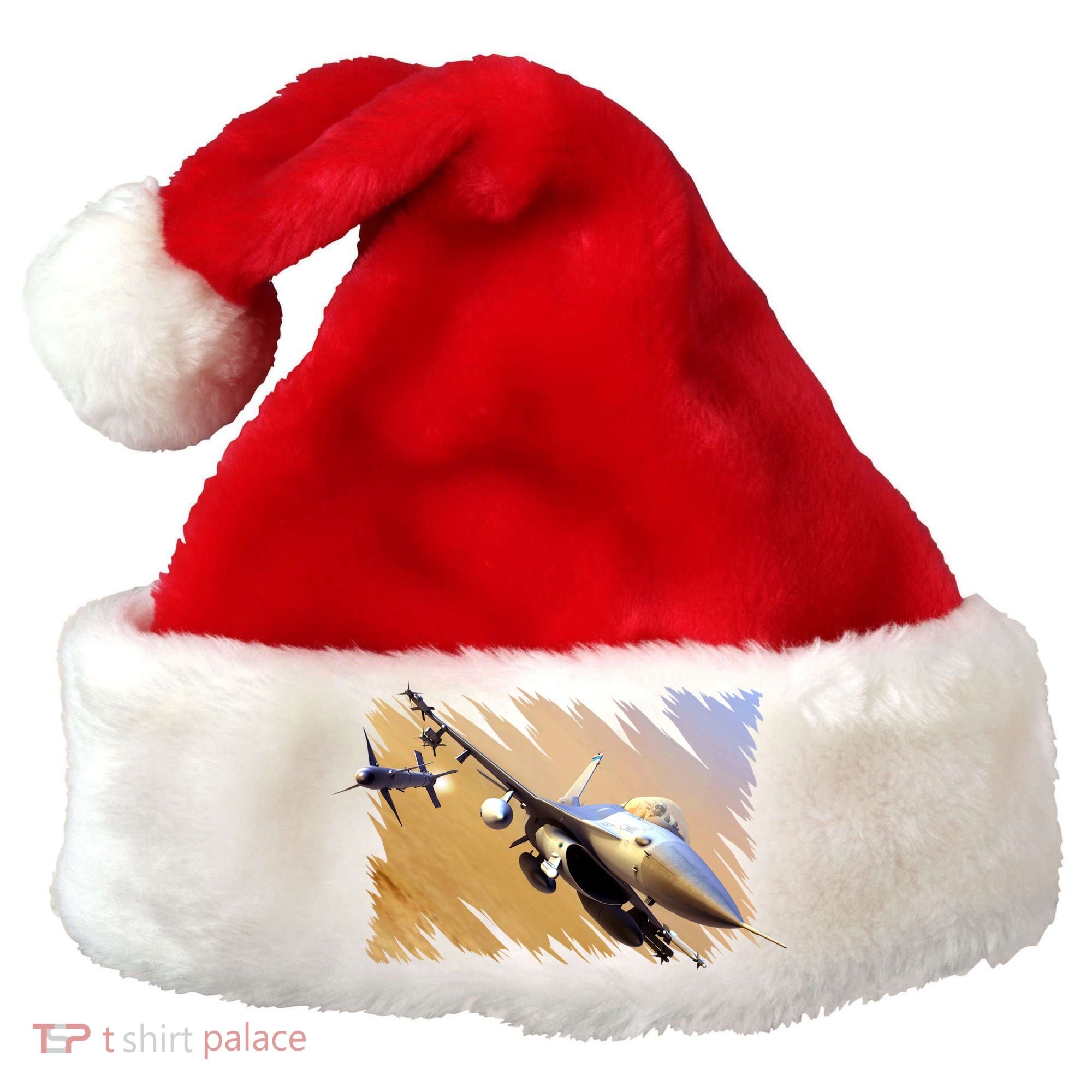 F-16 Fighter Jet Santa Hat
