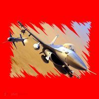 F-16 Fighter Jet Santa Hat thumb 1