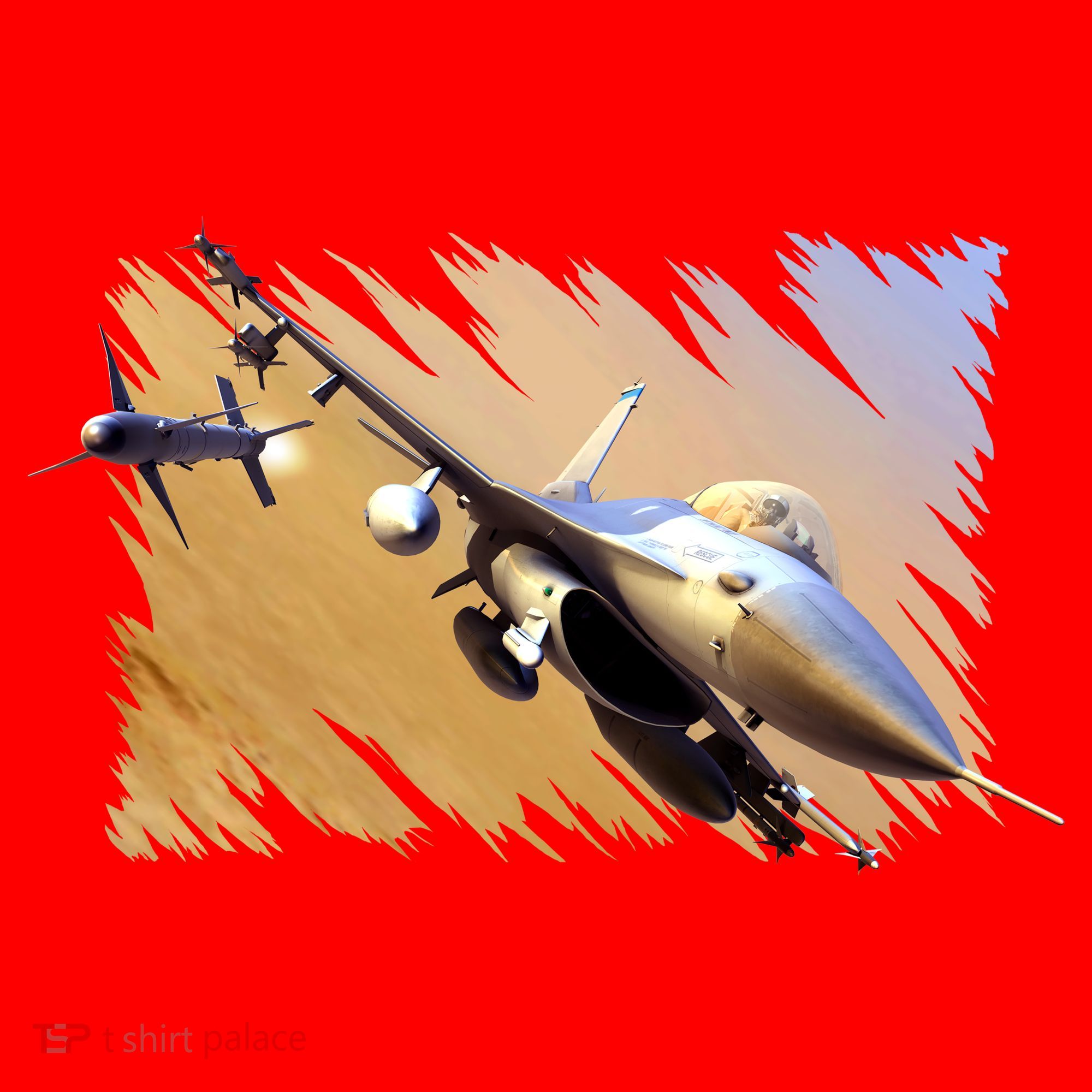 F-16 Fighter Jet Santa Hat