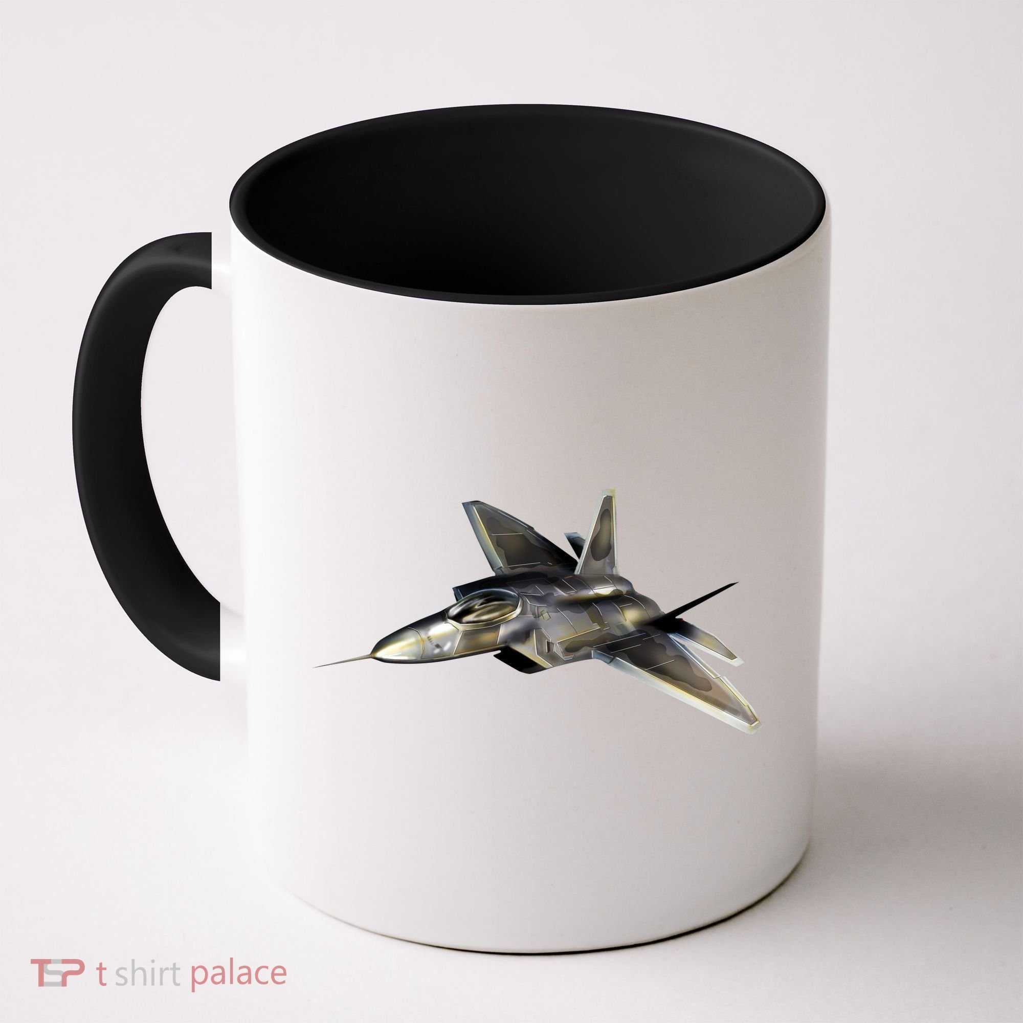 F-22 Raptor Fighter Jet Coffee Mug