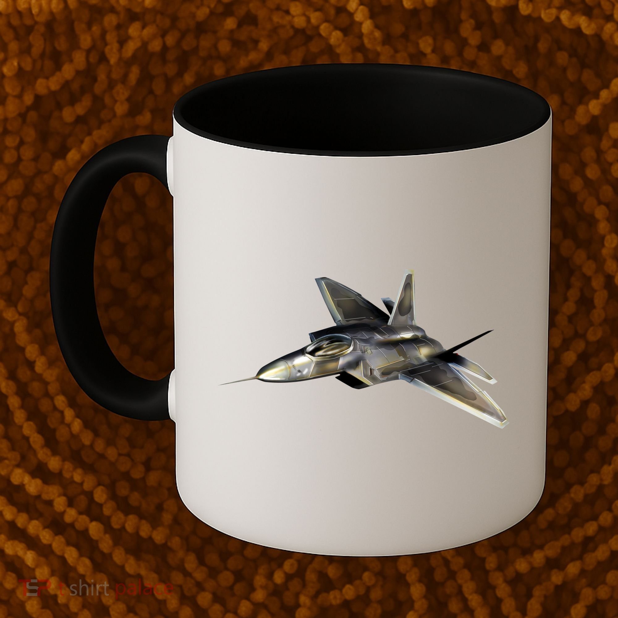 F-22 Raptor Fighter Jet Coffee Mug
