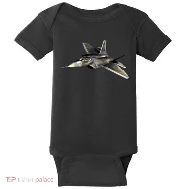 F-22 Raptor Fighter Jet Baby Bodysuit