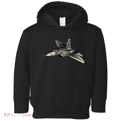 F-22 Raptor Fighter Jet Toddler Hoodie