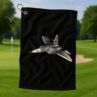 F-22 Raptor Fighter Jet Golf Towel thumb 1