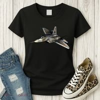 F-22 Raptor Fighter Jet Women's T-Shirt thumb 3