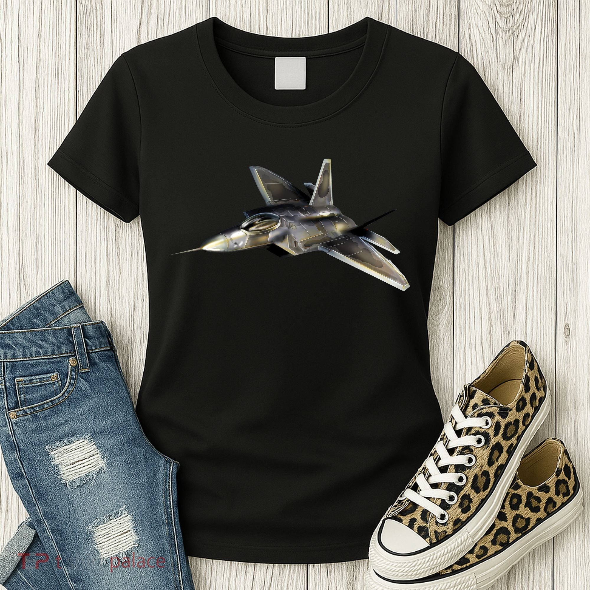 F-22 Raptor Fighter Jet Women's T-Shirt
