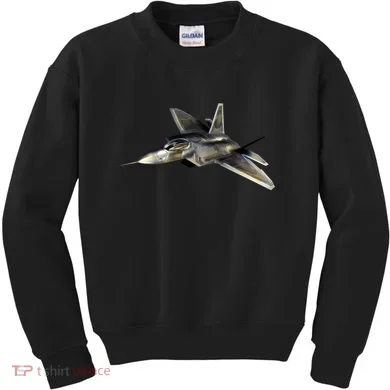 F-22 Raptor Fighter Jet Kids Sweatshirt