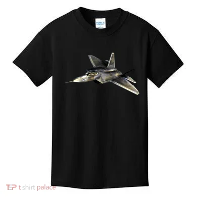 F-22 Raptor Fighter Jet Kids T-Shirt