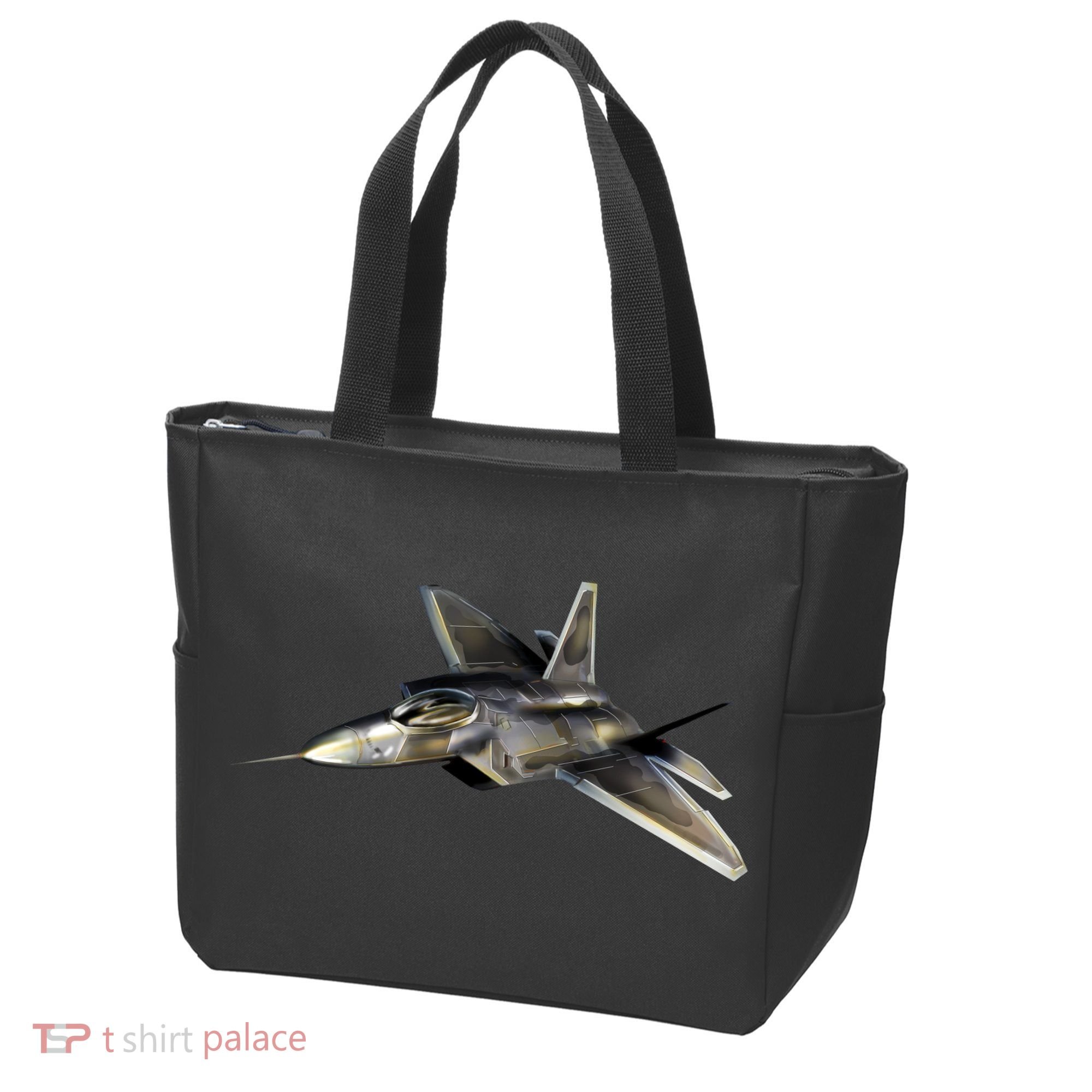 F-22 Raptor Fighter Jet Tote Bag