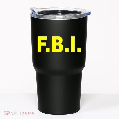 F.B.I FBI Federal Agent Logo Tumbler