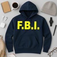 F.B.I FBI Federal Agent Logo Hoodie thumb 3