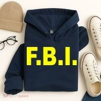 F.B.I FBI Federal Agent Logo Hoodie thumb 4