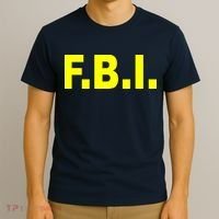 F.B.I FBI Federal Agent Logo T-Shirt thumb 3