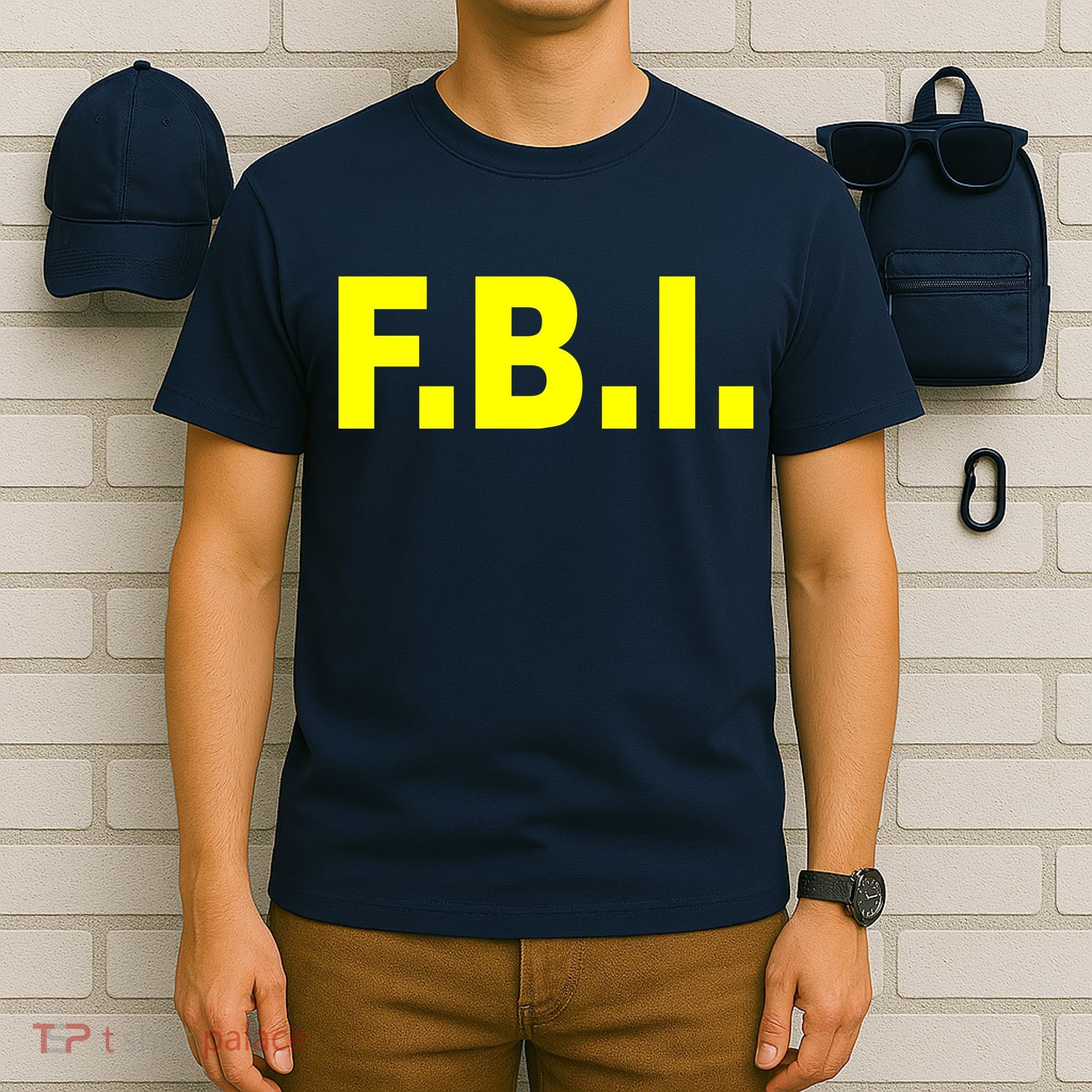 F.B.I FBI Federal Agent Logo T-Shirt