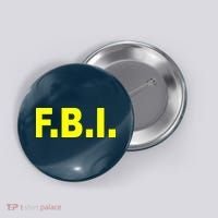 F.B.I FBI Federal Agent Logo Button thumb 0