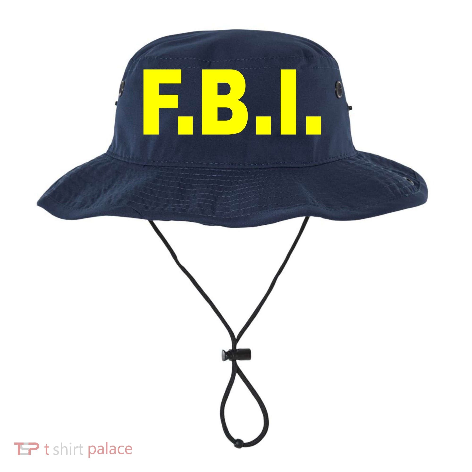 F.B.I FBI Federal Agent Logo Bucket Hat