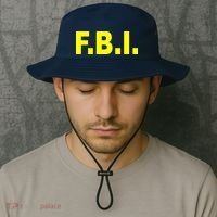 F.B.I FBI Federal Agent Logo Bucket Hat thumb 2